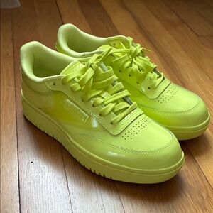 Cardi B Sneakers size 7.5 Neon Lime Reebok Shoes